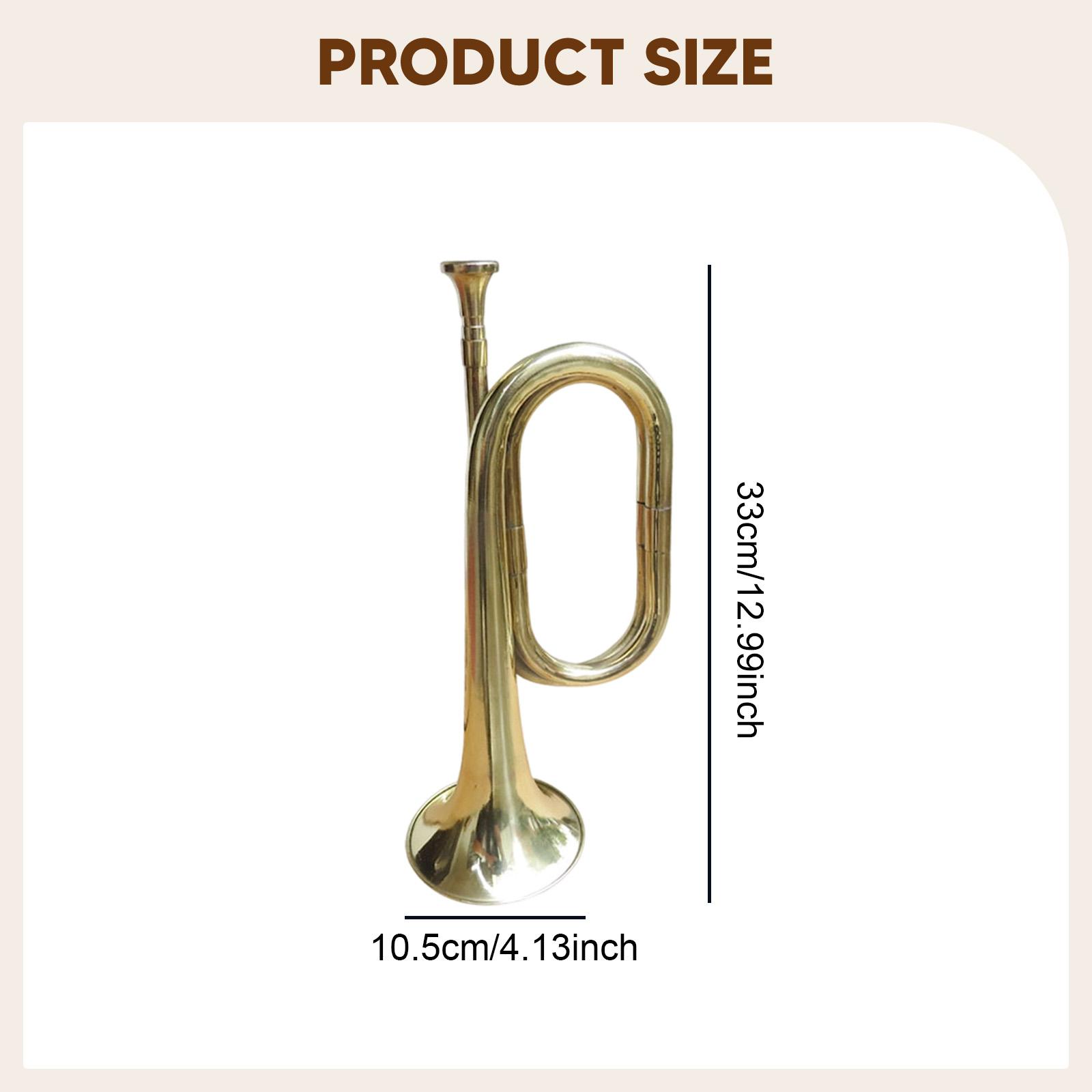 Musical Instrument Bugle - Tromba a flicorno, strumento musicale portatile