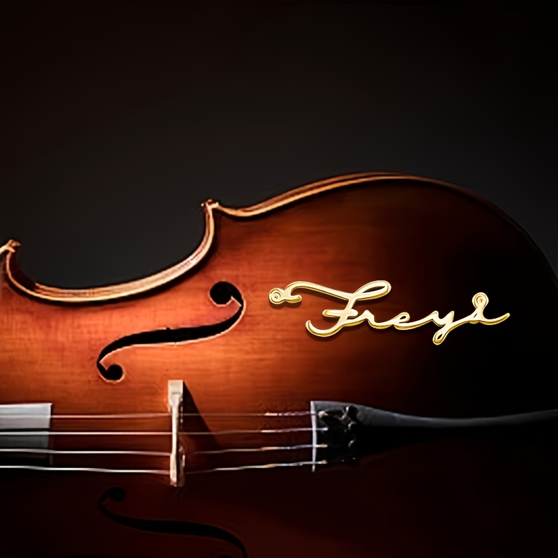 Musical Instrument And Names - Targhette decorative personalizzate con nomi, targhette