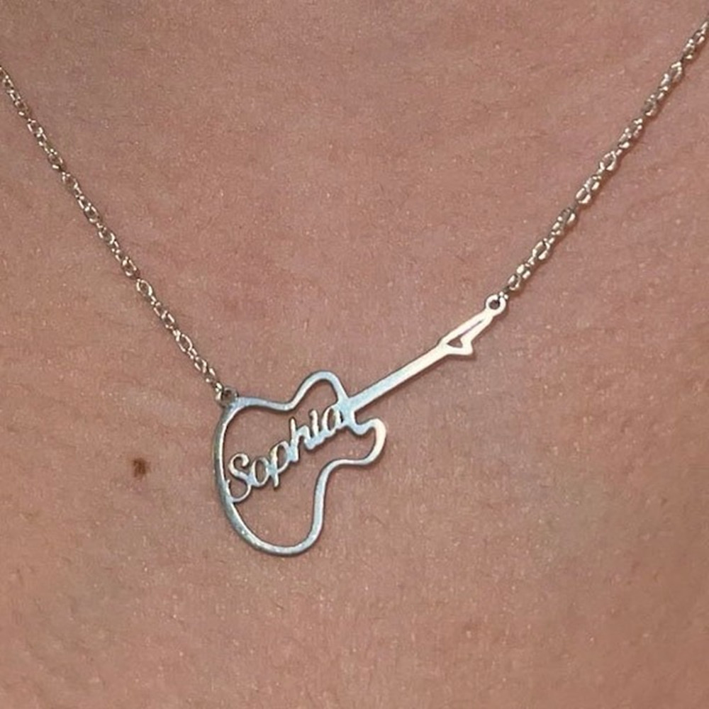 Collana con nome simbolo chita - Musical Instrument And Names recensione e prezzo