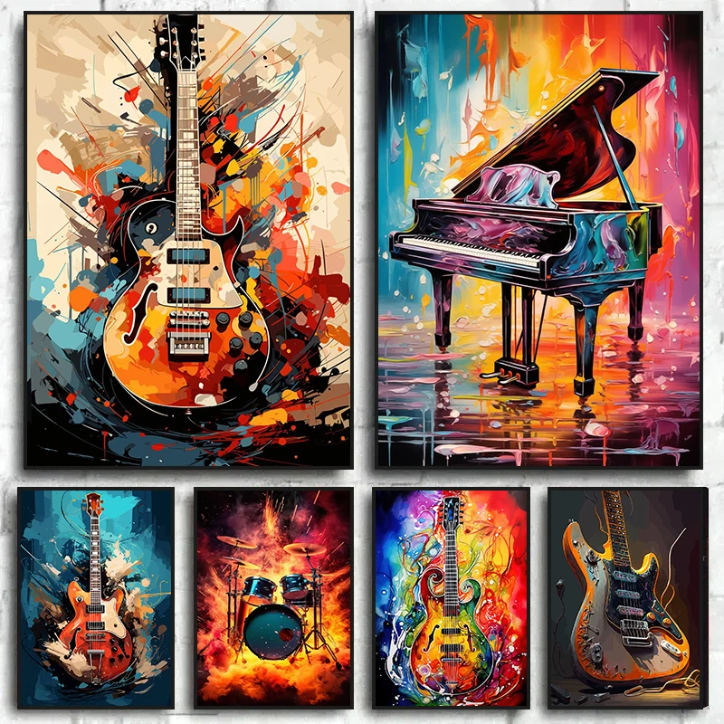 Quadri su tela con strumenti m - Picture Of Musical Instrument recensione e prezzo