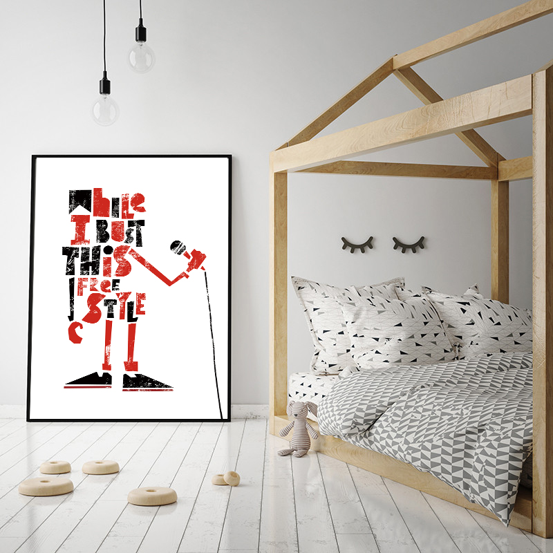 Poster a tema classico nordico - Picture Of Musical Instrument recensione e prezzo